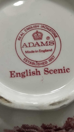 Imagen de Cafetera en Loza Inglesa Irostone Adams Escenas Rojo