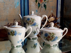 Juego de Te en Porcelana Francesa Limoges para 6 personas