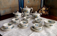 Juego de Te en Porcelana Francesa Limoges para 6 personas