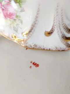 Antigua Bacinilla Pelela de Loza Alemana llena de flores - comprar online