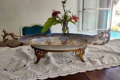 Imagen de Centro de Mesa Fuente en Porcelana Francesa Sevres con Bronceria