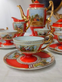 Juego de Cafe en Porcelana Checoslovaca para 6 personas - comprar online