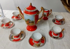 Juego de Cafe en Porcelana Checoslovaca para 6 personas en internet