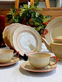 Duo de Te en Porcelana Alemana Bavaria