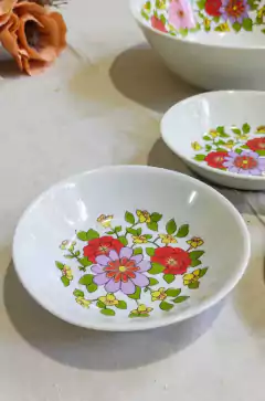 8 Compoteras en Porcelana Marly Lozadur de diseño Floral en internet