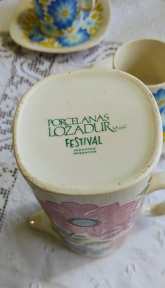 Caferera en loza nacional festival Lozadur - comprar online