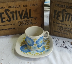 juego de Te en loza nacional festival Lozadur - tienda online