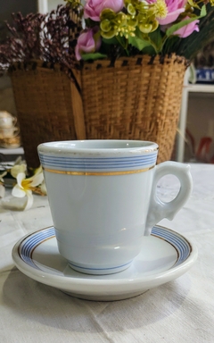 Dos Duos de te en porcelana europea de mas de 200 años de antiguedad - 2Gardenias Bazar antiguo & Deco