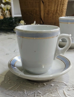 Dos Duos de te en porcelana europea de mas de 200 años de antiguedad - comprar online