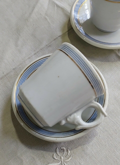 Dos Duos de te en porcelana europea de mas de 200 años de antiguedad