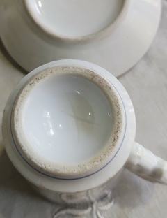 Dos Duos de te en porcelana europea de mas de 200 años de antiguedad - tienda online