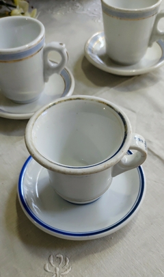 Duo de te en porcelana europea de mas de 200 años de antiguedad