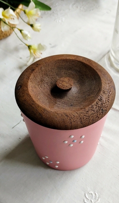 Frasco de cocina de loza en color rosado en internet