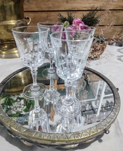 4 Copas de Aperitivo de cristaleria San Carlos - comprar online