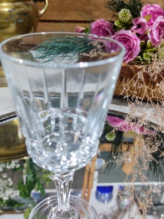 4 Copas de Aperitivo de cristaleria San Carlos - 2Gardenias Bazar antiguo & Deco