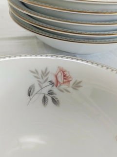 9 Compoteras en Porcelana Japonesa Rose Anna - tienda online
