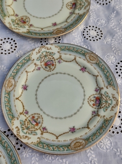 Plato de Te ideal Postre o Auxiliar en Porcelana Japonesa Kings Court modelo Margot - tienda online