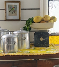 Tarro frasco de aluminio Ingles British Make 12 - 2Gardenias Bazar antiguo & Deco