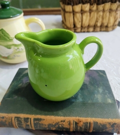 Lechera cremera en ceramica verde - 2Gardenias Bazar antiguo & Deco