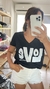 Remera Love negra. - comprar online