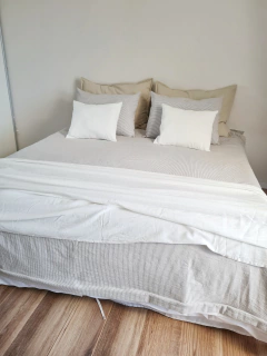 FUNDA DE EDREDÓN TUSSOR RAYADO - DUTRY® • Linen Design Store