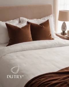 FUNDA DE ALMOHADON PANA TOFFEE - DUTRY® • Linen Design Store