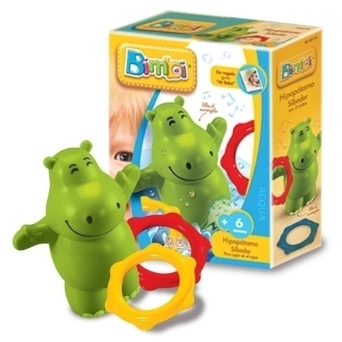 Hipopotamo 2 aritos para el agua Bimbi