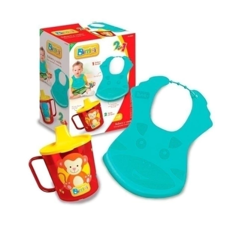 Set Babero y Vasito Bimbi