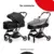 Cochecito Aluminio 3 en 1 Homy Travel System Bebesit - BahiaPañales