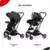 Imagen de Cochecito Aluminio 3 en 1 Homy Travel System Bebesit