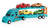 Camion con rampa y 4 autitos en internet