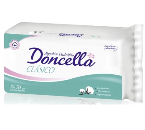 Algodon Hidrófilo Doncella Clásico 70g