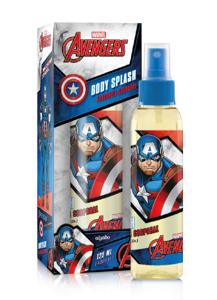 Colonia Body Splash 125ml Avengers Capitan America Algabo kids