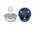 Chupetes Bibs De Lux x 2 Un 0-36m Tetina Silicona Redonda en internet