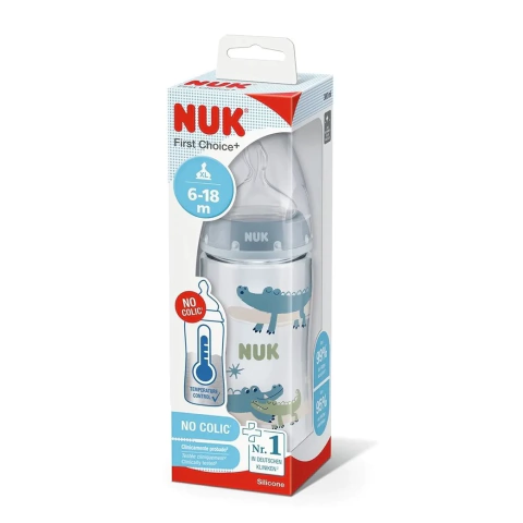 Mamadera NUK First Choice+ con Control de Temperatura 300ml 6-18m