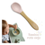 Cuchara de silicona con mango de bamboo - comprar online