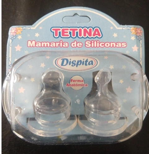 Tetina Especial de silicona anatómica 2 Un Dispita
