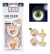 Chupetes Bibs Colours Night Brilla x 2 Un 18m+ Latex Natural