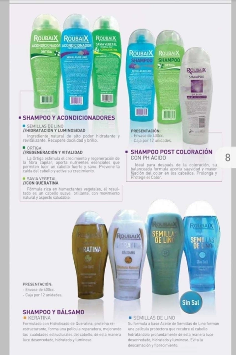 Champú y Bálsamo Keratina Roubaix