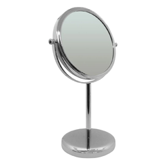 Espejo Metal Redondo con Pie 5x E7009
