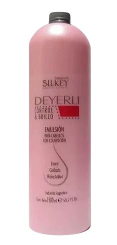 Silkey Professional Deyerli Control y Brillo Emulsion Para Cabellos Con Coloracion x1500Ml