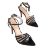 1552844 G SANDALIA 4 FIVELAS SALTO FINO SOLA FINA VERNIZ PRETO - comprar online