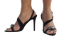 1552923 P SANDALIA SALTO FINO SOLA FINA PRETO COM NOBUCK