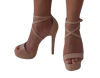 1732581 P SANDALIA SALTO FINO MEIA PATA VERNIZ BEGE MAURICIO