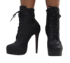 1732902 P BOTA SALTO FINO MEIA PATA NAPA PRETO - comprar online