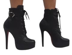 1732902 G BOTA SALTO FINO MEIA PATA NAPA PRETO na internet