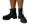 1881936 G BOTA COTURNO COM SOLA TRATORADA NAPA PRETO