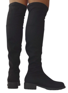 20668 P BOTA SUED STRECH CAMURÇA PRETO - Au Bottier