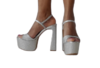 2072569 P SANDALIA SALTO GROSSO COM MEIA PATA GLITER PARIS PRATA