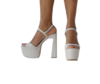 2072569 P SANDALIA SALTO GROSSO COM MEIA PATA NAPA ODRE BRANCO